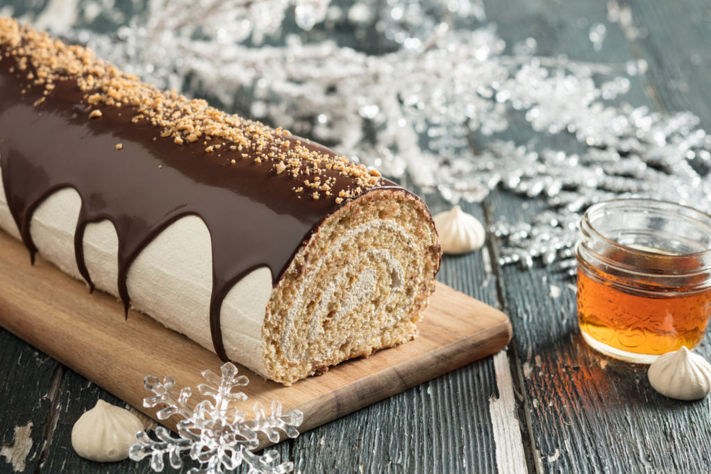 Bûche choco-érable