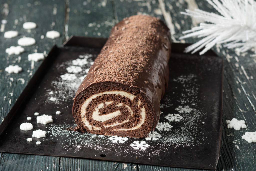 Bûche au chocolat