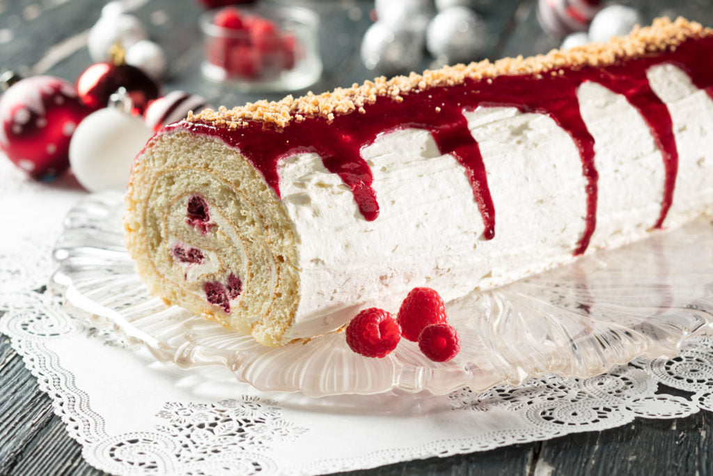 Bûche à la framboise